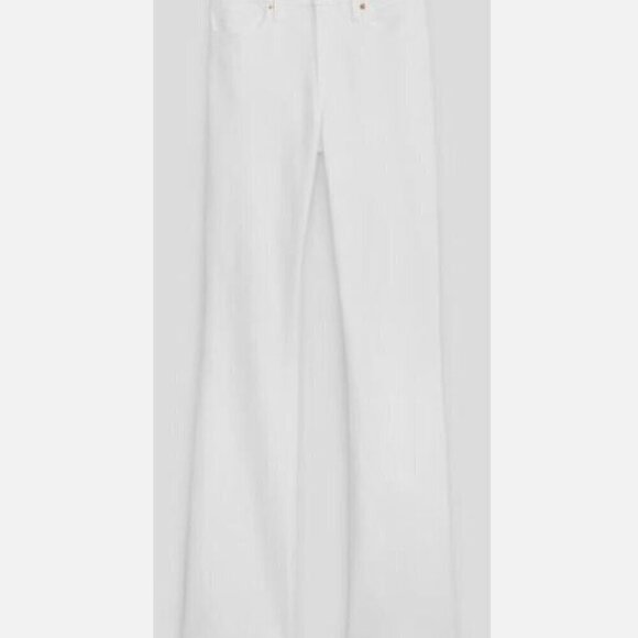 GAP Mid Rise Y2k Baby Boot Jeans Size 33/16 SHORT Optic White RETAIL $80 - Picture 6 of 6